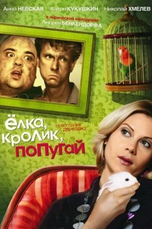 Елка, кролик, попугай